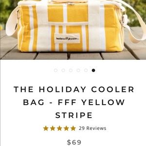 Business & Pleasure cooler. NWT. Yellow and white
